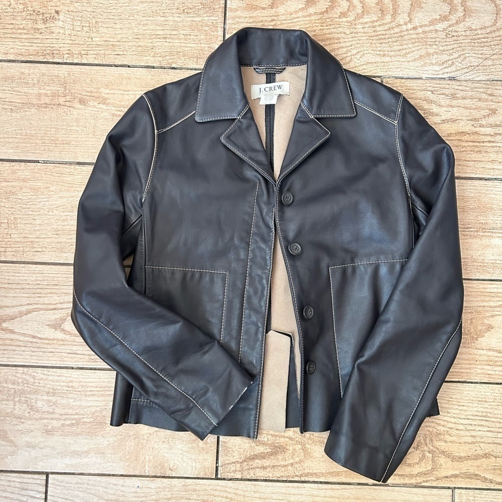 Jcrew Leather Jacket